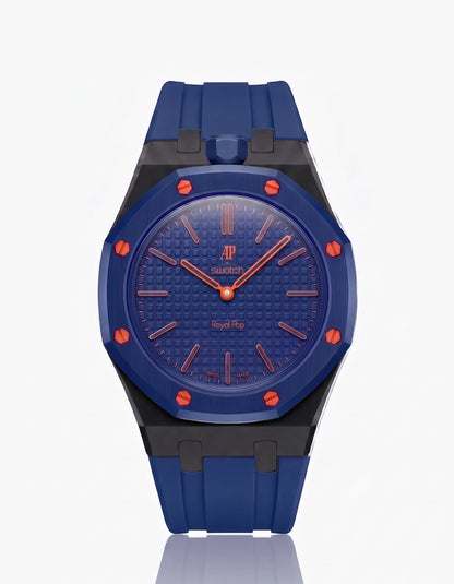 Silicone Strap & Bioceramic Case  Royal Pop Orenji Hachi(Customize  Colors)