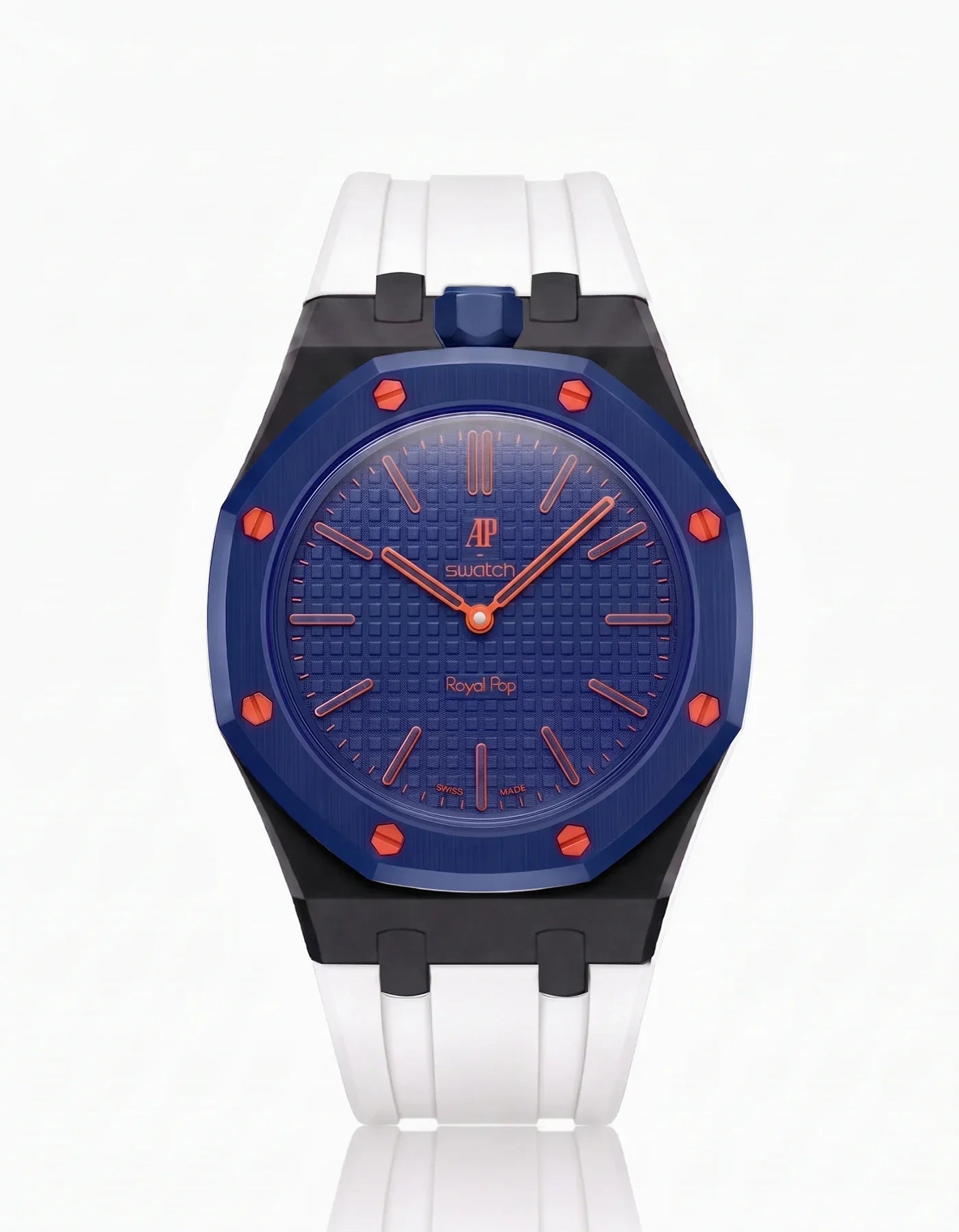 Silicone Strap & Bioceramic Case  Royal Pop Orenji Hachi(Customize  Colors)