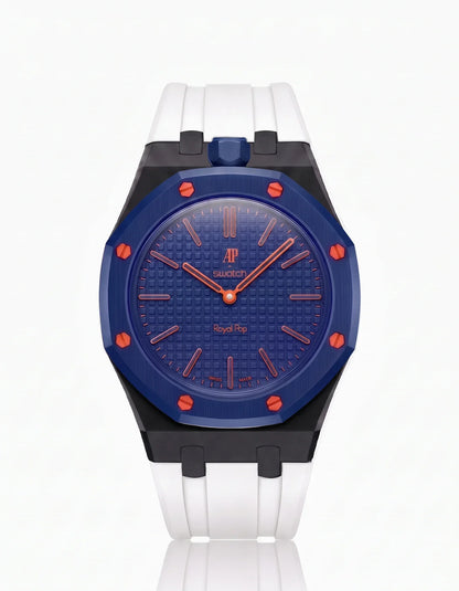 Silicone Strap & Bioceramic Case  Royal Pop Orenji Hachi(Customize  Colors)