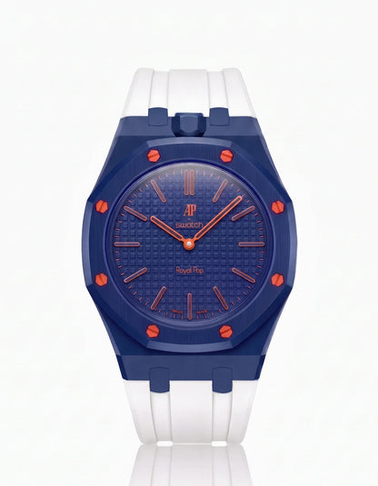 Silicone Strap & Bioceramic Case  Royal Pop Orenji Hachi(Customize  Colors)
