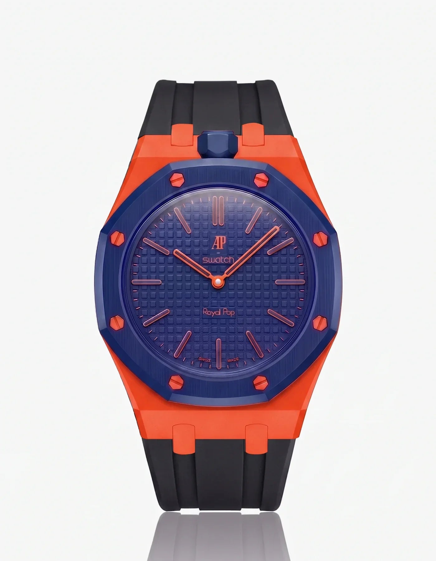 Silicone Strap & Bioceramic Case  Royal Pop Orenji Hachi(Customize  Colors)