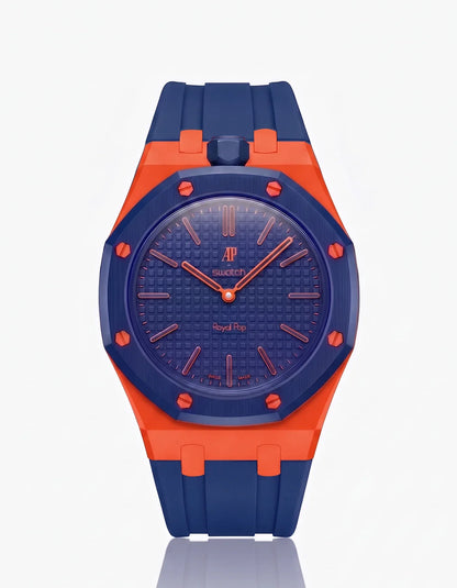 Silicone Strap & Bioceramic Case  Royal Pop Orenji Hachi(Customize  Colors)