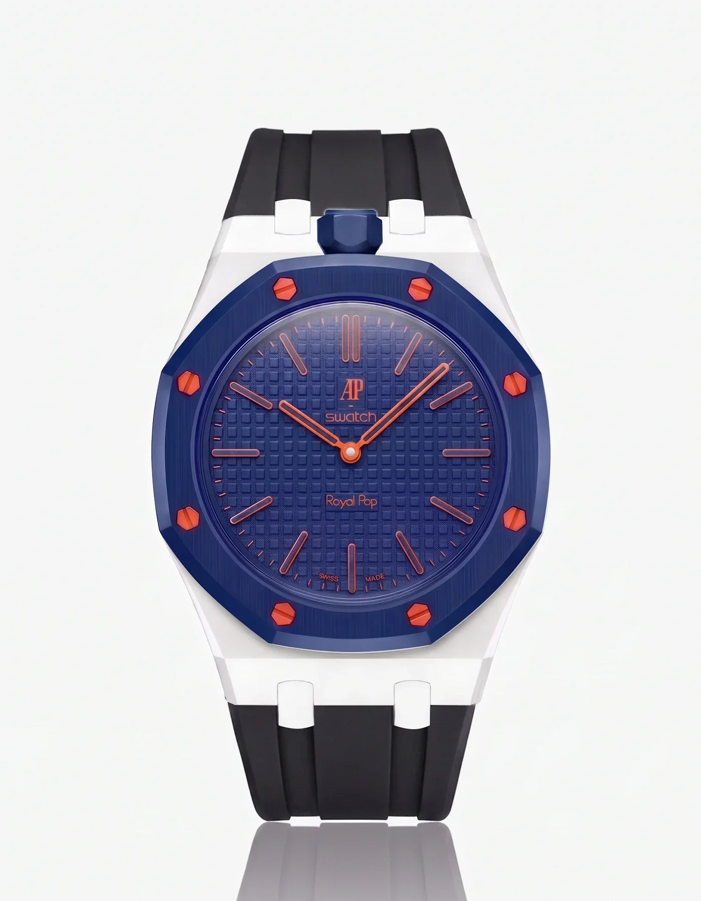 Silicone Strap & Bioceramic Case  Royal Pop Orenji Hachi(Customize  Colors)