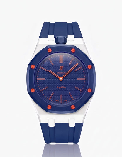 Silicone Strap & Bioceramic Case  Royal Pop Orenji Hachi(Customize  Colors)