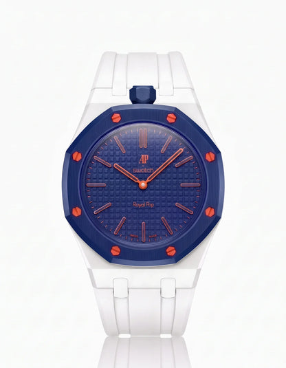 Silicone Strap & Bioceramic Case  Royal Pop Orenji Hachi(Customize  Colors)