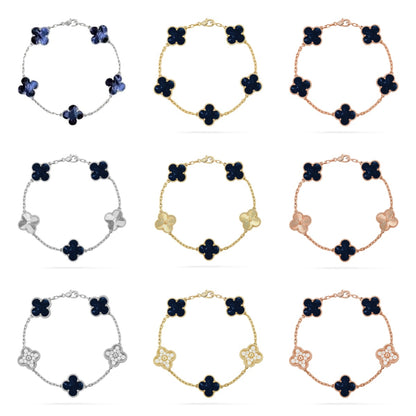 [Love Aura]CLOVER 5 MOTIF PIETERSITE BRACELET COLLECTION