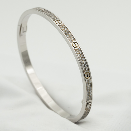 [Love Aura]LOVE BRACELET 3.65MM DIAMOND-PAVED