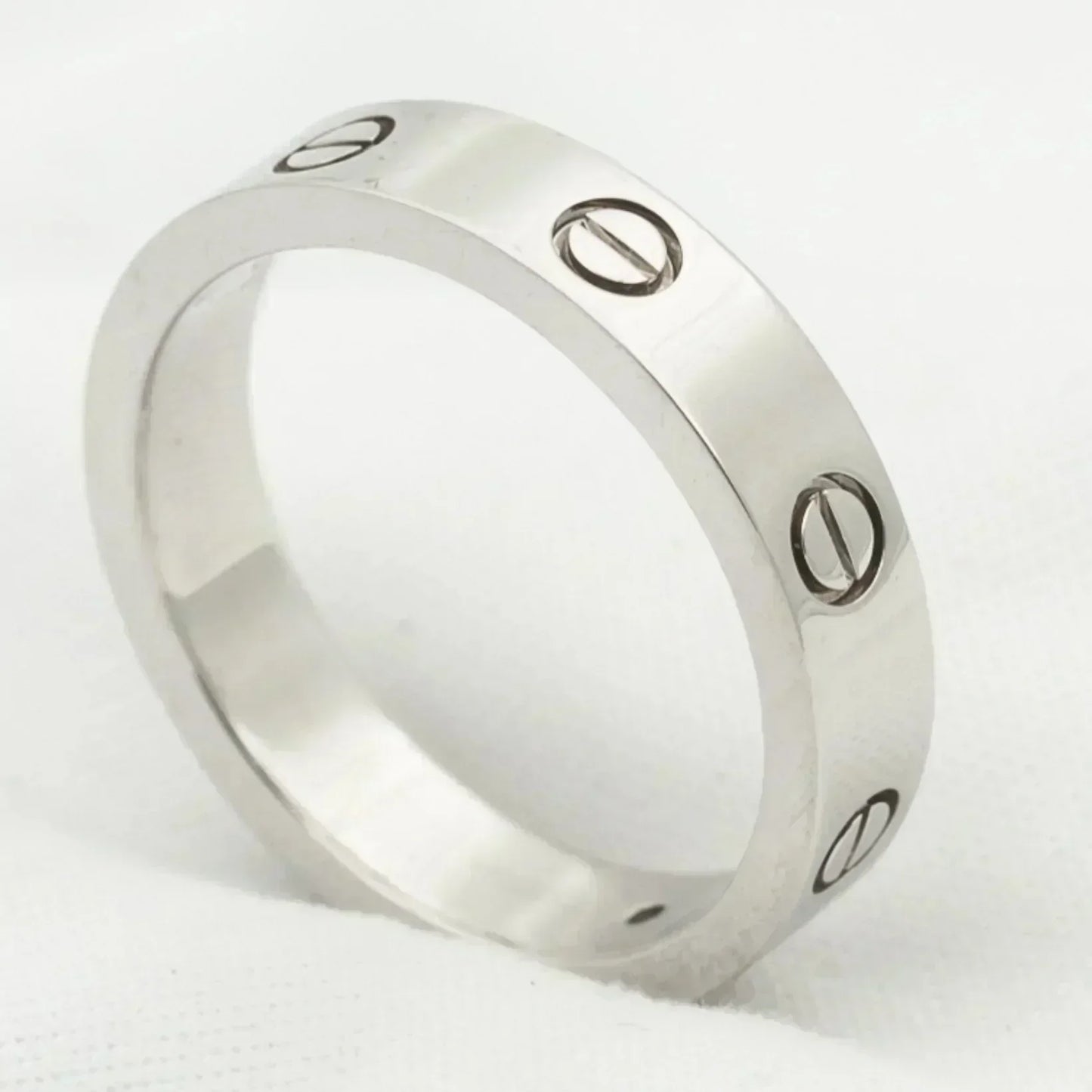 [Love Aura]LOVE RING 4MM 1 DIAMOND SILVER
