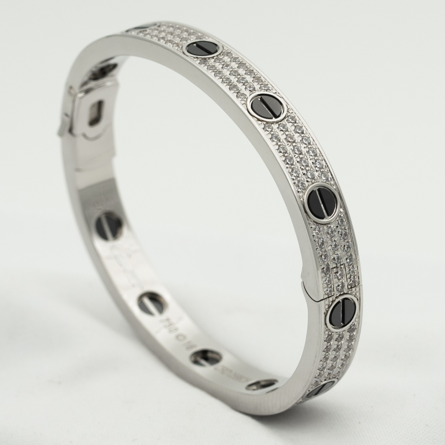 [Love Aura]LOVE BRACELET 6.1MM DIAMOND-PAVED CERAMIC