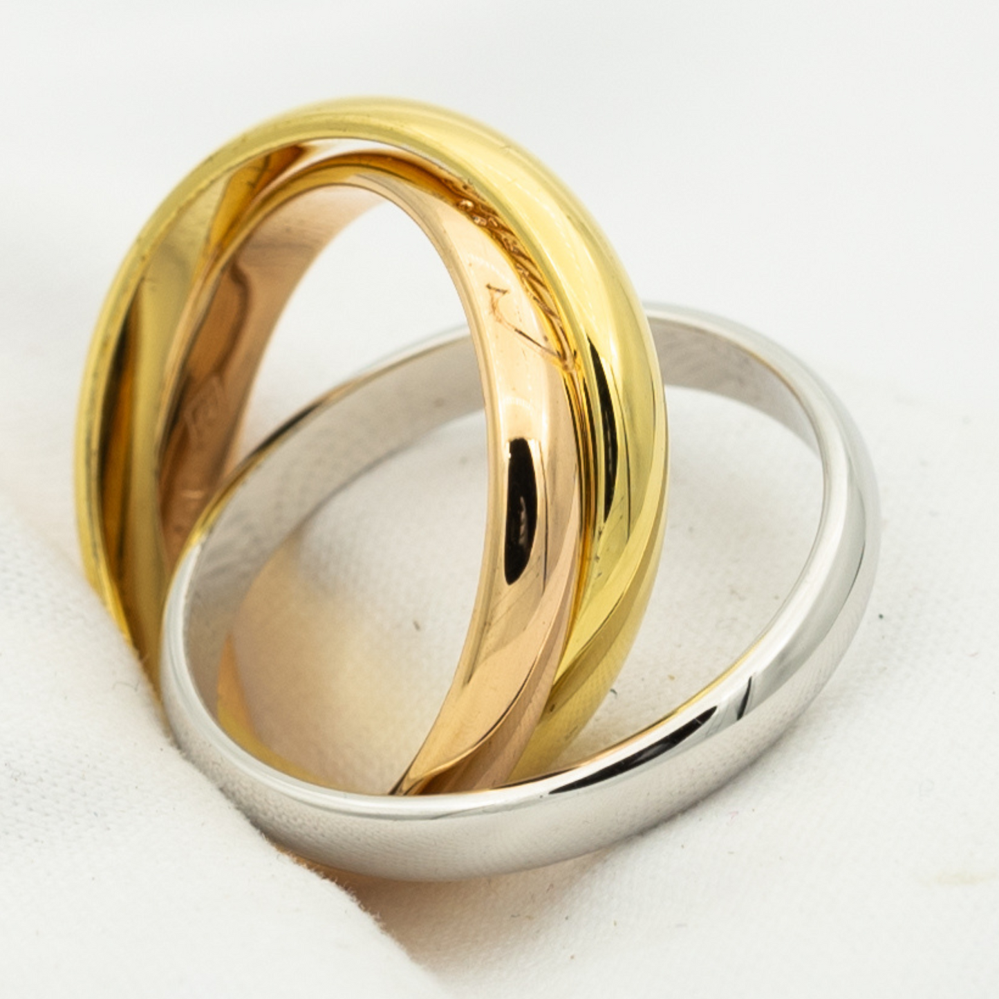 [Love Aura]TRINITY RING GOLD PINK GOLD SILVER
