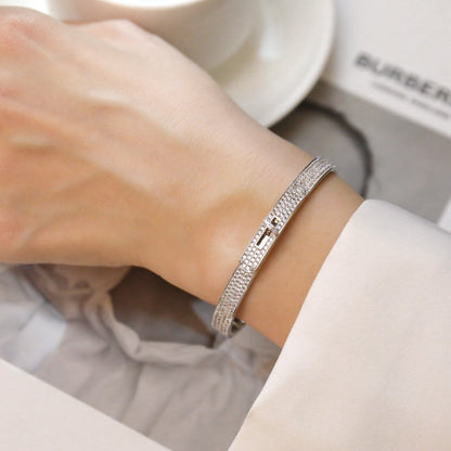 [Love Aura]KELLY BRACELET DIAMOND PAVED