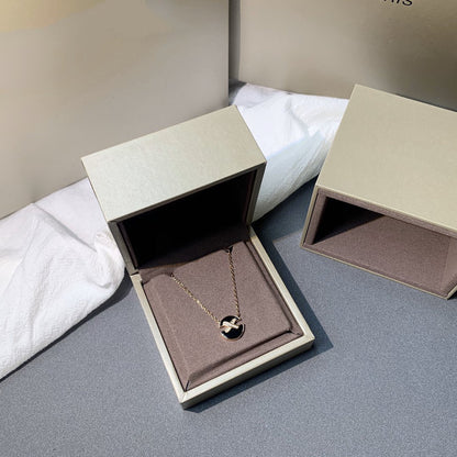 [Love Aura]JEUX DE PINK GOLD DIAMOND NECKLACE