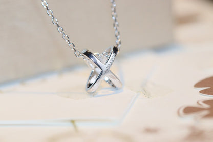 [Love Aura]JEUX DE DIAMOND NECKLACE