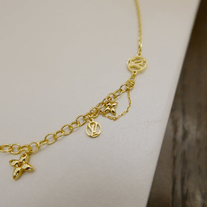 [Love Aura]BLOOMING SUPPLE NECKLACE BRASS