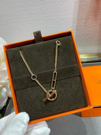 [Love Aura]HM STERLING CHAINE D'ANCRE HEART