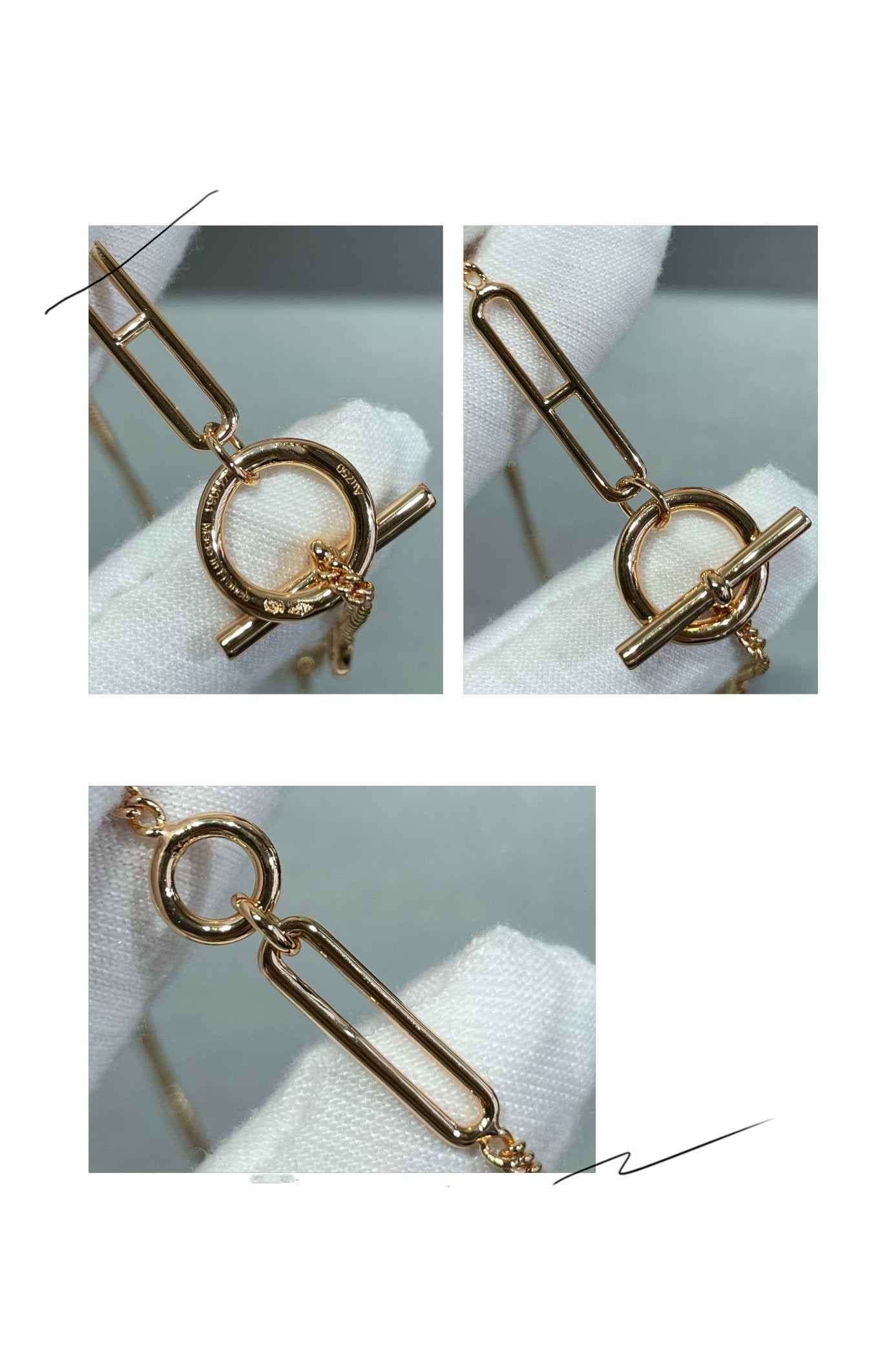 [Love Aura]HM STERLING CHAINE D'ANCRE HEART