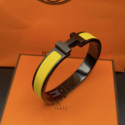 [Love Aura]CLIC HM SO BLACK YELLOW BRACELET