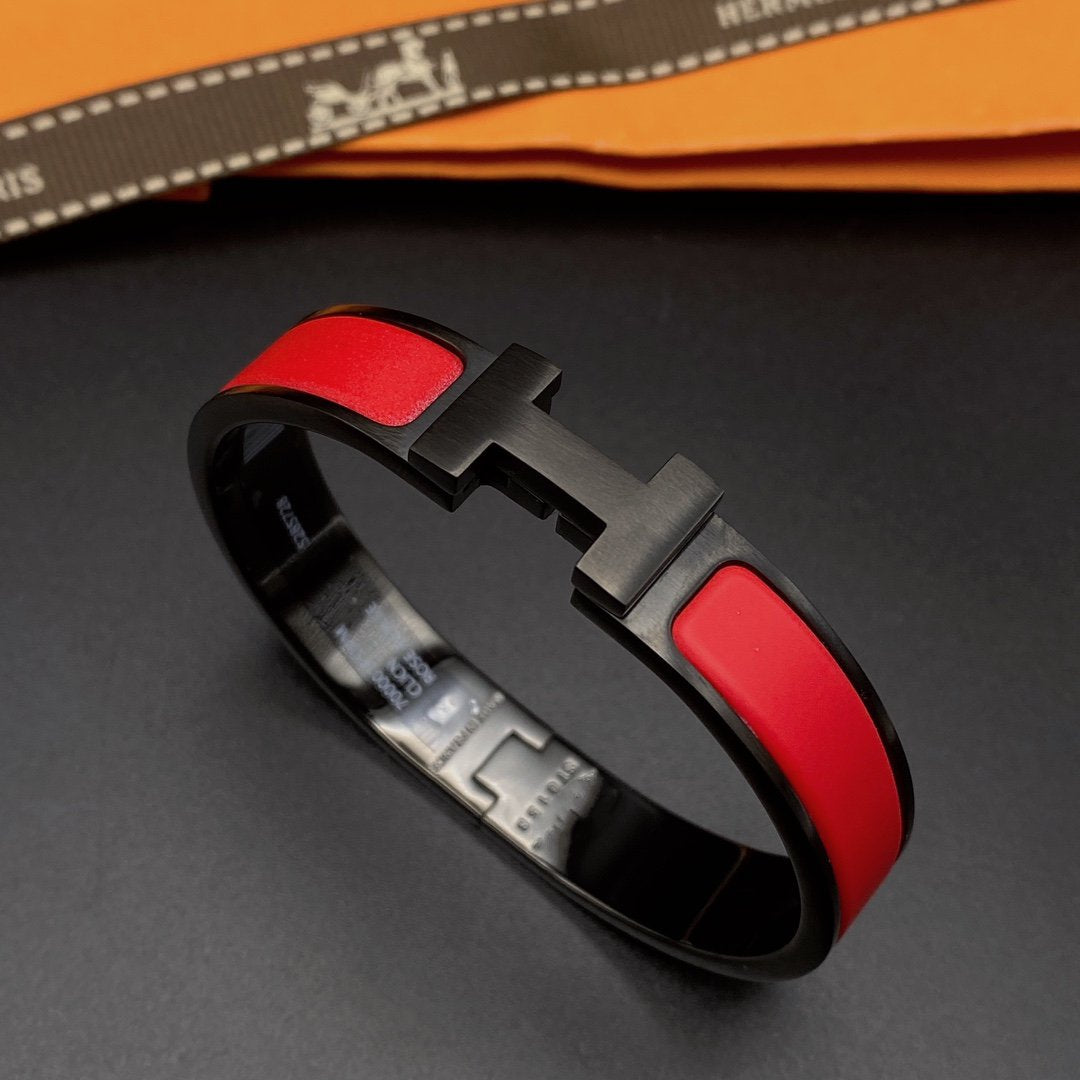 [Love Aura]CLIC HM SO BLACK RED BRACELET