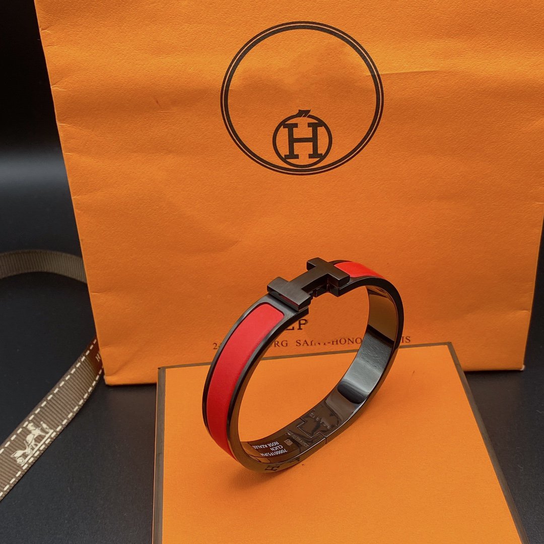 [Love Aura]CLIC HM SO BLACK RED BRACELET