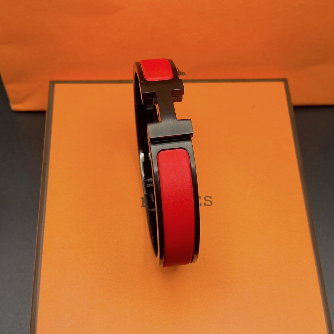 [Love Aura]CLIC HM SO BLACK RED BRACELET