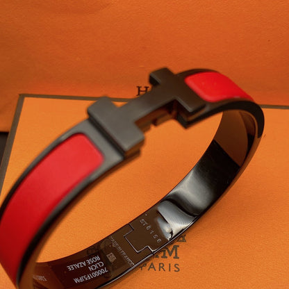 [Love Aura]CLIC HM SO BLACK RED BRACELET