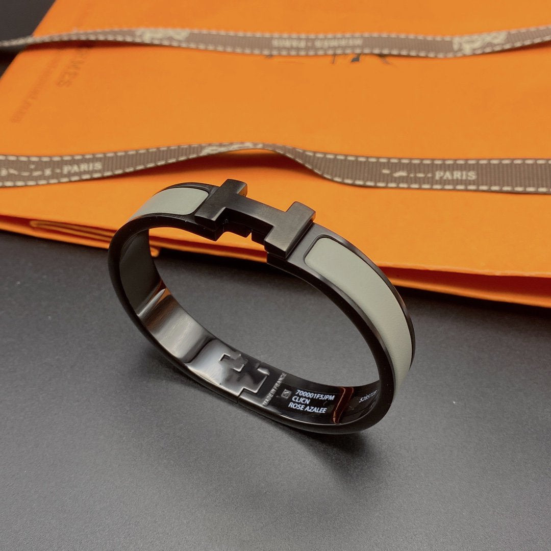 [Love Aura]CLIC HM SO BLACK GREY BRACELET