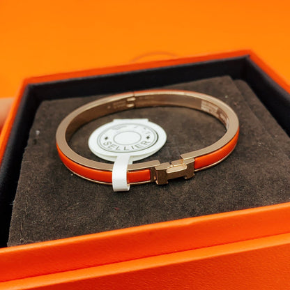 [Love Aura]CLASSIC HM CLIC RED 8MM ENAMEL BRACELET