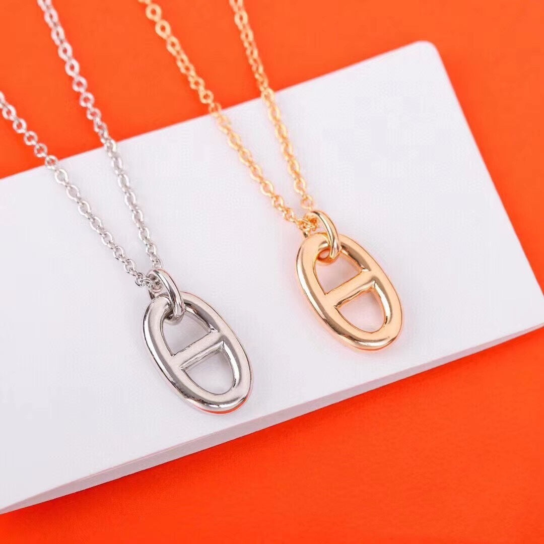 [Love Aura]HM PIG NOSE NECKLACE
