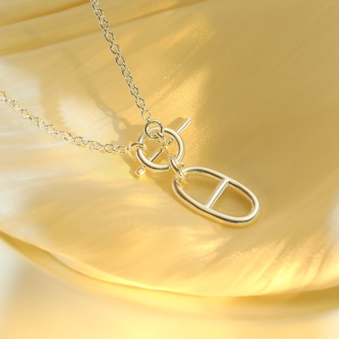 [Love Aura]HM CHAINE D'ANCRE PENDANT NECKLACE STERLING SILVER