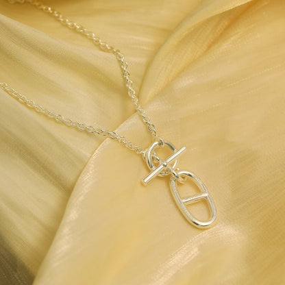 [Love Aura]HM CHAINE D'ANCRE PENDANT NECKLACE STERLING SILVER