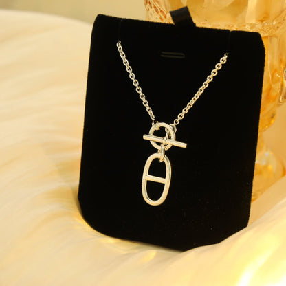 [Love Aura]HM CHAINE D'ANCRE PENDANT NECKLACE STERLING SILVER