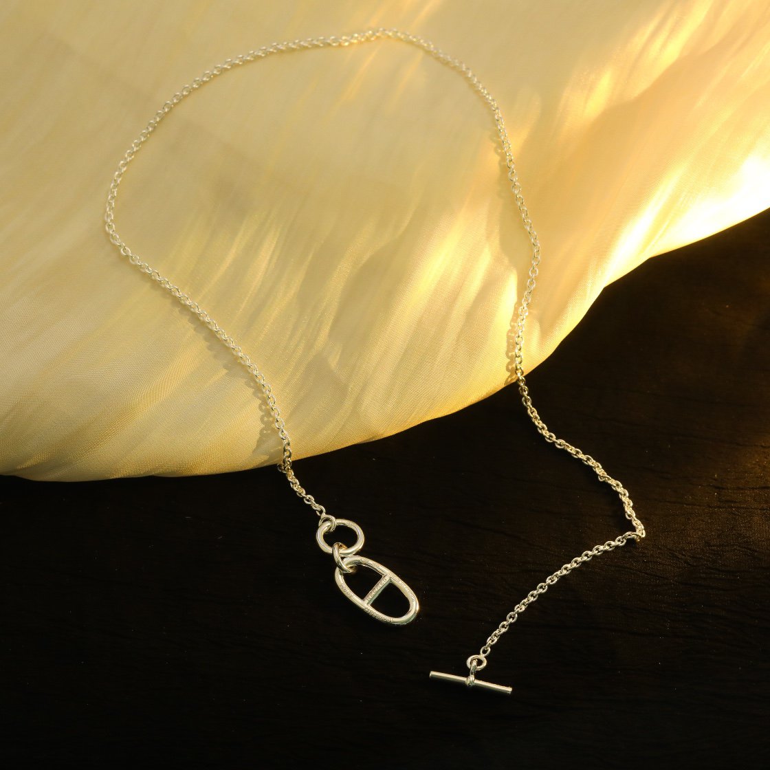 [Love Aura]HM CHAINE D'ANCRE PENDANT NECKLACE STERLING SILVER