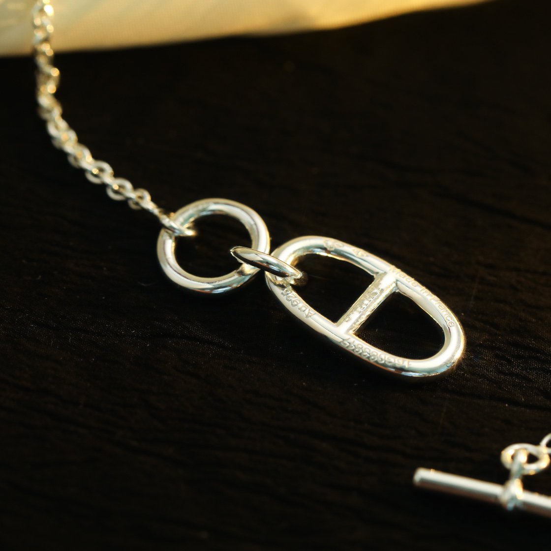 [Love Aura]HM CHAINE D'ANCRE PENDANT NECKLACE STERLING SILVER