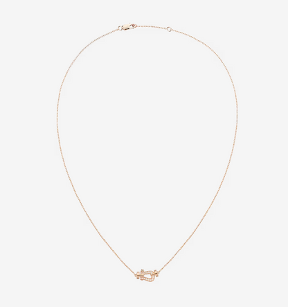 [Love Aura]FORCE 10 DIAMOND PINK GOLD NECKLACE MINI MODEL