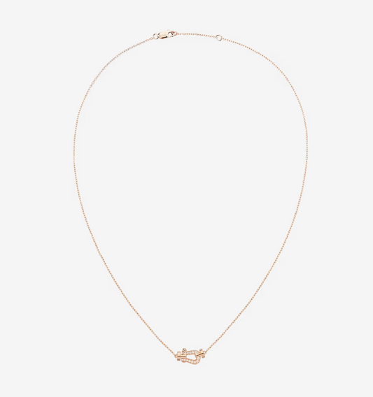 [Love Aura]FORCE 10 DIAMOND PINK GOLD NECKLACE MINI MODEL