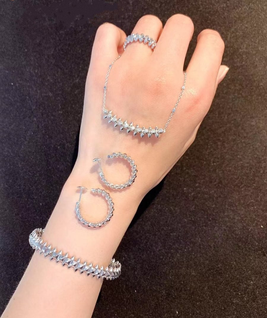 [Love Aura]CLASH SILVER BRACELET