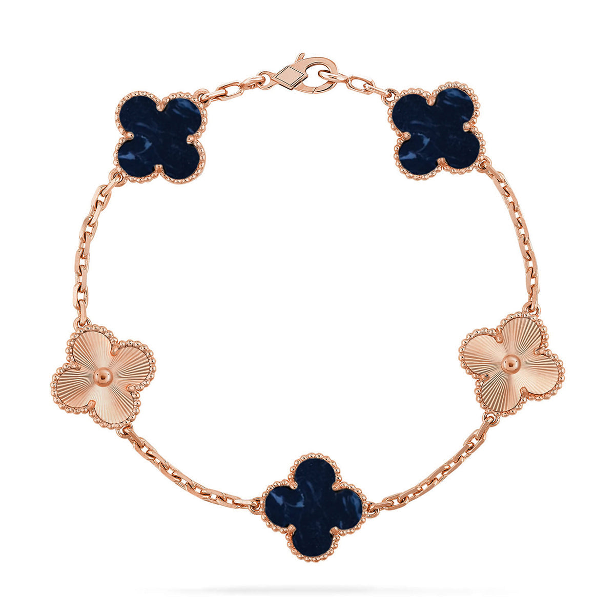 [Love Aura]CLOVER 5 MOTIF PIETERSITE BRACELET COLLECTION