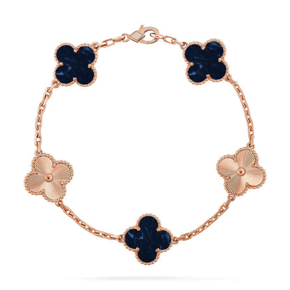 [Love Aura]CLOVER 5 MOTIF PIETERSITE BRACELET COLLECTION