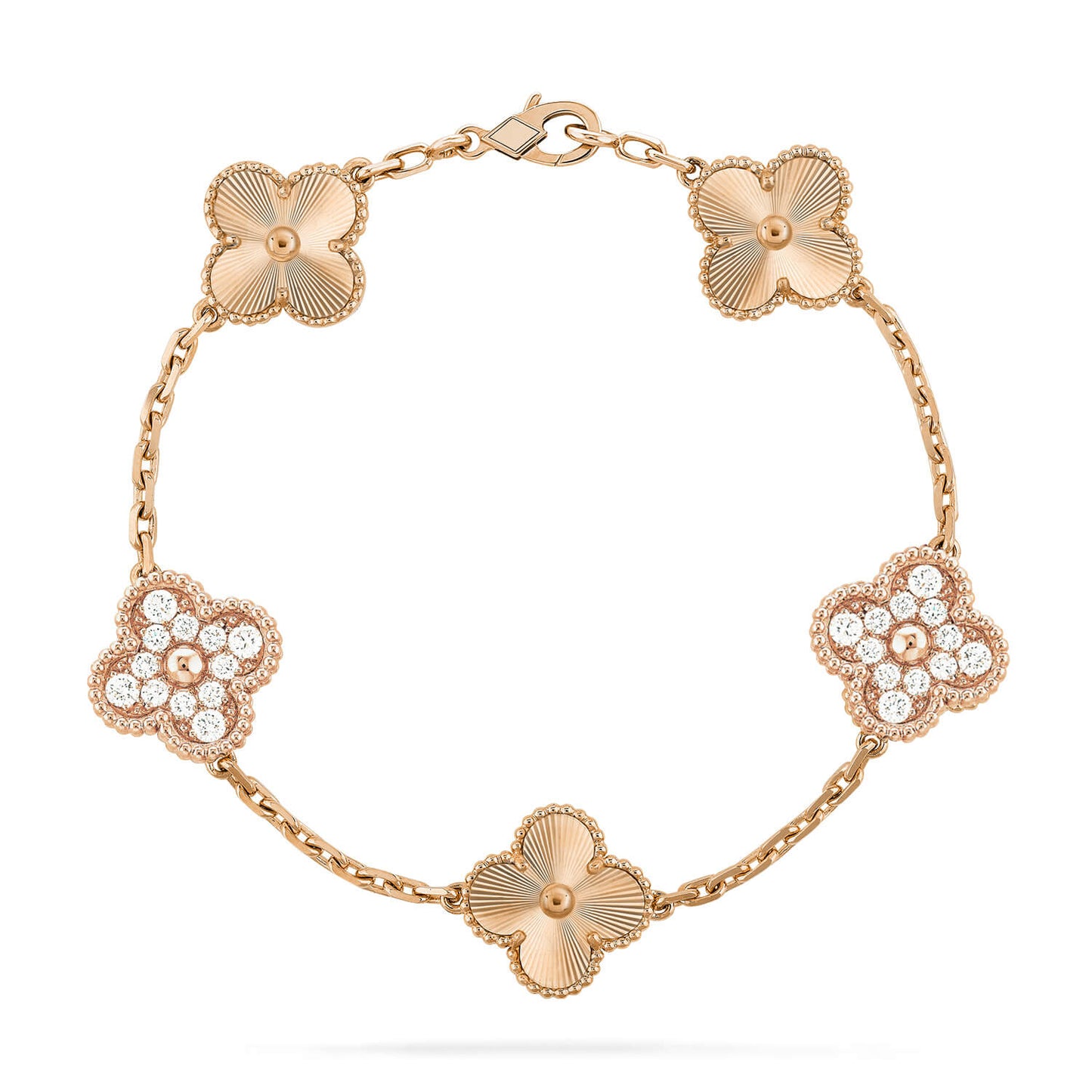[Love Aura] CLOVER 5 MOTIF LASER BRACELET COLLECTION