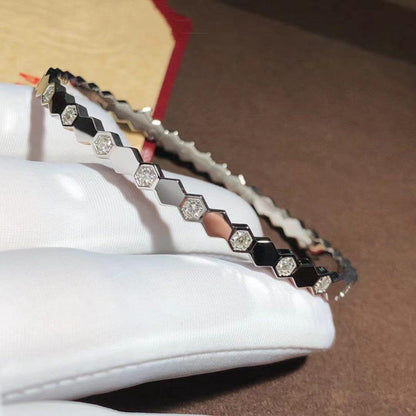 [Love Aura]BEE LOVE SILVER DIAMOND BRACELET