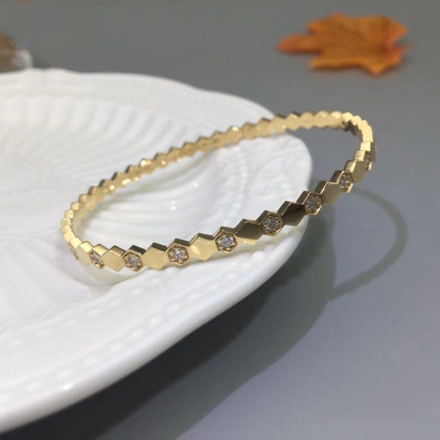 [Love Aura]BEE LOVE GOLD DIAMOND BRACELET