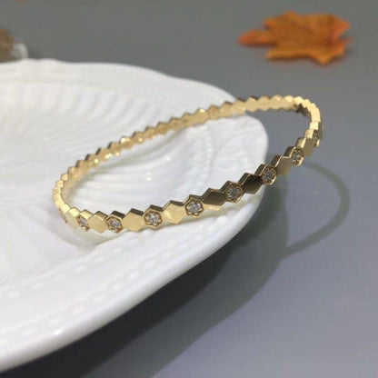 [Love Aura]BEE LOVE GOLD DIAMOND BRACELET