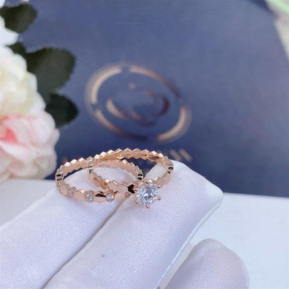 [Love Aura]BEE LOVE RING PINK GOLD 1 DIAMOND
