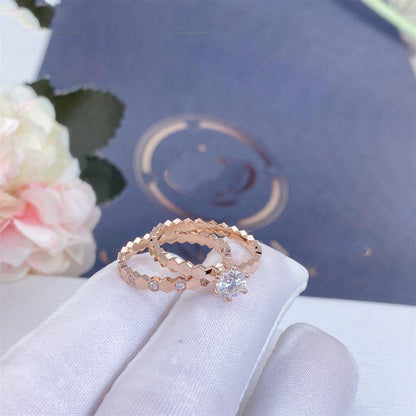 [Love Aura]BEE LOVE RING PINK GOLD 1 DIAMOND