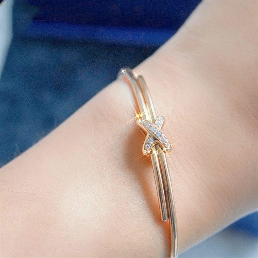 [Love Aura]JEUX DE BRACELET PINK GOLD DIAMONDS