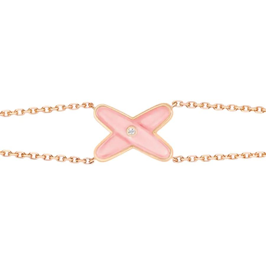 [Love Aura]JEUX BRACELET PINK MOP PINK GOLD 1 DIAMOND