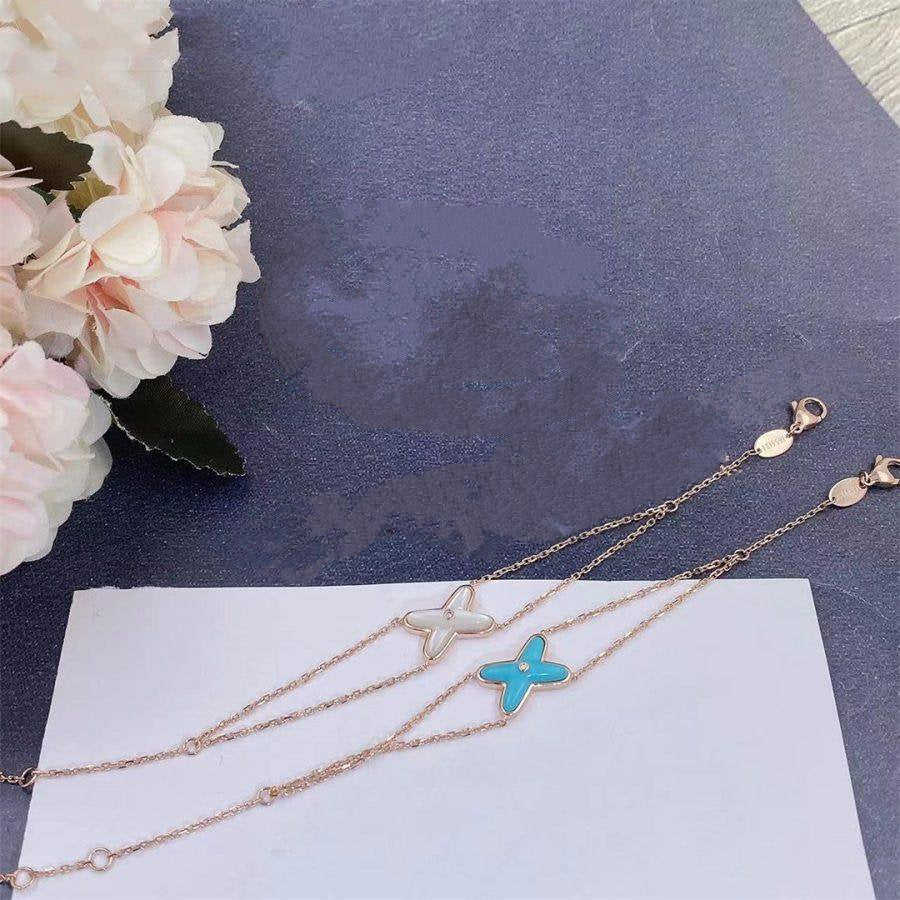 [Love Aura]JEUX BRACELET TURQUOISE PINK GOLD 1 DIAMOND