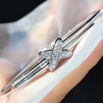 [Love Aura]JEUX DE BRACELET SILVER DIAMONDS