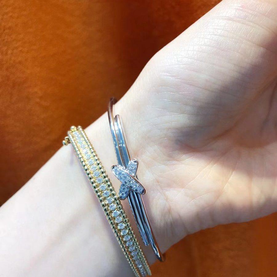 [Love Aura]JEUX DE BRACELET SILVER DIAMONDS