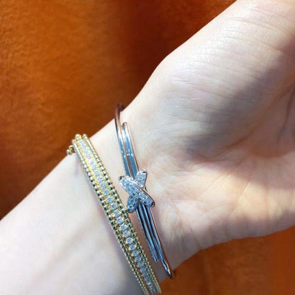 [Love Aura]JEUX DE BRACELET SILVER DIAMONDS